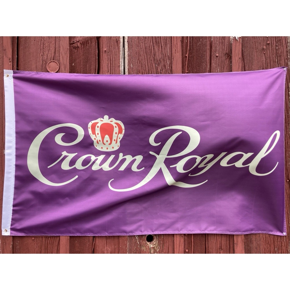 Crown Royal Flag 3'x5' One Sided - Picture 2 of 2